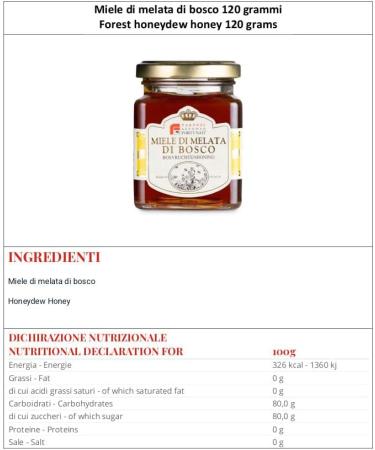 Miel de miellat de bois pot de 120 grammes - Buy Online on GoSupps.com