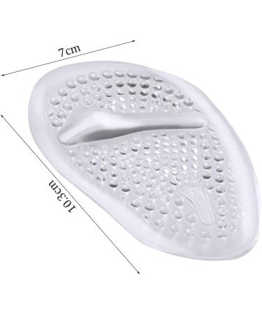 Nuoshen 2 Pairs Metatarsal Gel Insoles - Foot Pain Relief Cushions for Women - Transparent Gel Pads - Buy Online on GoSupps.com
