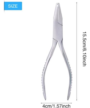 Nose Pad Arm Adjusting Pliers - 6 Inch Stainless Steel Eyeglass Frame Repair Tools | International Shipping Available - Buy Online on GoSupps.com