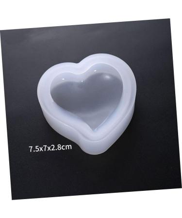 3pcs Silicone Molds Heart Silicone Casting Art Molds Japanese Cute Serving Plate Epoxy Jewelry Molds Crystal Drop Mold Jewelry Making Mold Cake Mold Accessories White M White - Buy Online on GoSupps.com