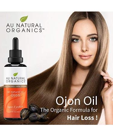 Organic Ojon Oil for Hair Loss & Repair | 100% Cold Pressed Virgin Unrefined | Rich in Omega 6 & 9 Fatty Acids | 1.7 fl oz - Buy Online on GoSupps.com