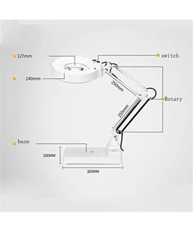Magnifying Glasses for Hobbies Reading Magnifier 20x Magnifying Glass - High Magnification Magnifying Glass HD Desktop Magnifying Glass with LED Light Old Man Reading Repair Mobile Phone Repa - Buy Online on GoSupps.com