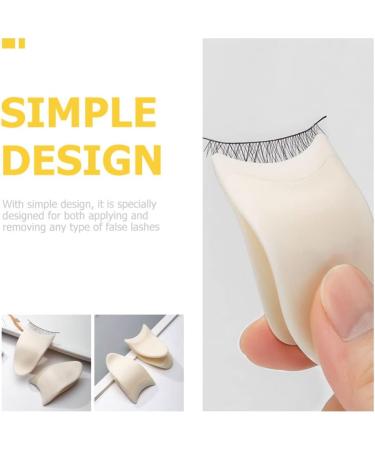 FRCOLOR Eyelash Curler Eyelash Holder Lash Tweezers False Eyelashes Fake Lash Applicator Cosmetic Eyelash Tweezer Eyelash Separator Tool Eyelashes Clamp for Makeup Eyelash Clip for Makeup 6x3.1cm White - Buy Online on GoSupps.com