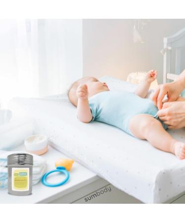 Unscented Natural Baby Powder - Cornstarch & Talc Free Body Powder for Newborns Babies & Toddlers | Travel Size Dusting Powder - Made in USA - Buy Online on GoSupps.com