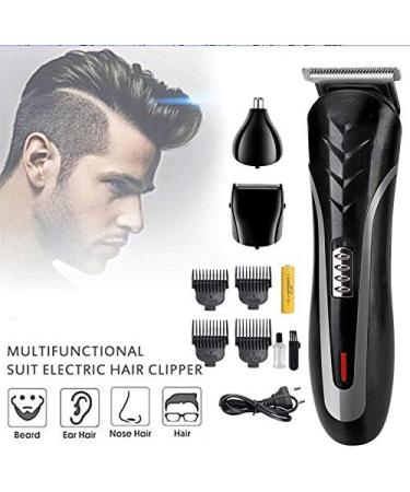 Multifunction Rechargeable Hair Clipper for Men - Waterproof Electric Shaver & Trimmer for Beard Nose & Ears - Buy Online on GoSupps.com