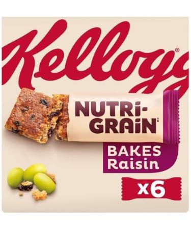 Breakfast Bar Bundle with Nutrigrain Elevenses Bars Raisin Bakes 6pk x2 and Nutrigrain Strawberry 6pk x2 (4 Pack) - Buy Online on GoSupps.com