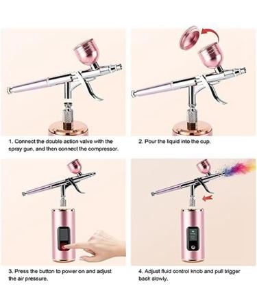 TRIPPER 46 PSI Airbrush Set with Compressor Suitable for Model Paint Tattoo Manicure Cosmetics Kit - Buy Online on GoSupps.com