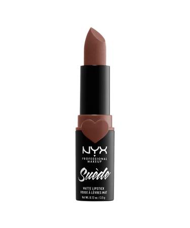 NYX PROFESSIONAL MAKEUP Suede Matte Lipstick  Vegan Formula - Free Spirit (Medium Nude with Pink)