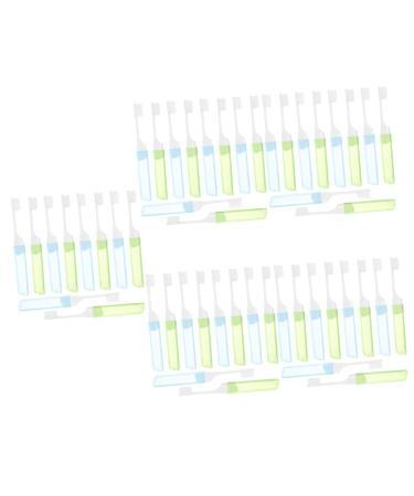 Minkissy 50 pieces of portable toothbrush travel toothbrush set travel toothbrush mouth cleaning brush manual toothbrush travel essential foldable soft brush wire