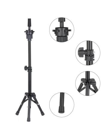 Buy Wig Stand & Cork Canvas Head - Mini Hairdressing Practice Head with 6 Fixed Needles - International Shipping - Buy Online on GoSupps.com
