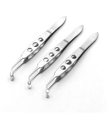POFET Double Eyelid Fat Tarsal Gland Massage Tweezers - Premium Ophthalmic Instruments for Eye Care | International Shipping Available - Buy Online on GoSupps.com