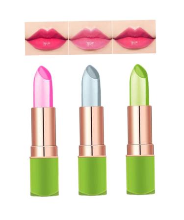 Vibely Aloe Vera Lipstick Set - 3pcs Color Changing Lip Balm | Long Lasting Moisturizer for All Skin Tones - International Shipping - Buy Online on GoSupps.com
