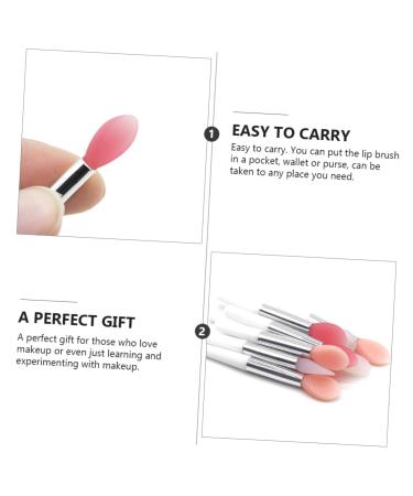 9pcs Silicone Lip Balm & Makeup Brush Set - Lip Spoon Applicator Tool for Perfect Lip Makeup - Essential Cosmetic Accessory for Women - Buy Online on GoSupps.com