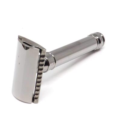 Edwin Jagger Black Gold Plated Round Handled Safety Razor - Premium Shaving Experience | International Shipping Available - Buy Online on GoSupps.com