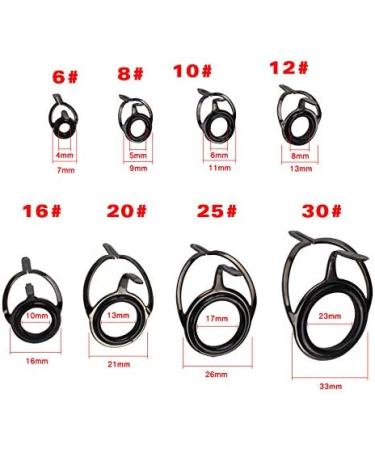 Fishing Rod Repair Kit - 45pcs Ceramic Guide Rings, Rod Tips & Guides Replacement Set - Buy Online on GoSupps.com
