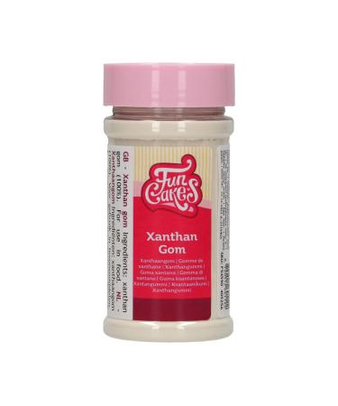 FunCakes Xanthan Gum: Thickener To Make Edible Glue Gum Paste and Pastillage. 50g.