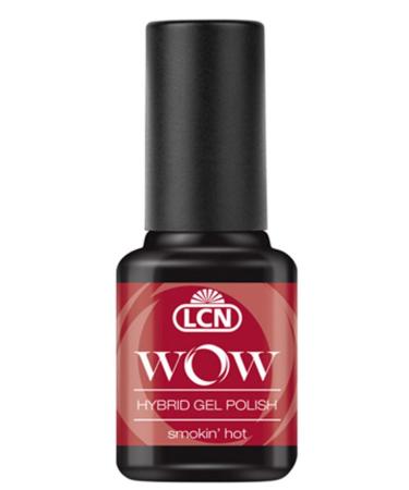 LCN WOW - Hybrid Gel Polish No. 8 smokin' hot (8ml) (red) - Gel polish without curing light for up to 10 days of perfectly painted nails