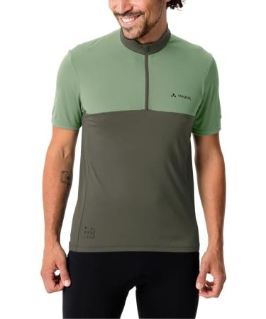 VAUDE Men's Matera Hz Tricot Jersey L - Willow Green | Premium Cycling Jersey for Men | International Shipping Available - Buy Online on GoSupps.com