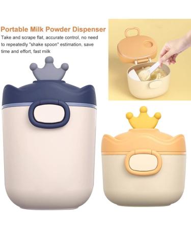 Fiacvrs Baby Milk Powder Formula Dispenser with Spoon - Large Capacity Detachable Container for Baby Feeding (Purple) - Buy Online on GoSupps.com