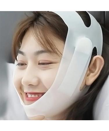 BODOBTF Beauty Face Lift Belt V Face Shaper Slimming Bandage Thin Chin Skin Firming Soft Silica Gel Facial Slimming Tool WHITE - Buy Online on GoSupps.com