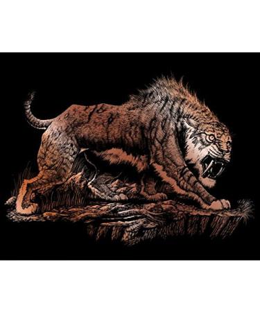 ROYAL BRUSH COPRFL-26 Copper Foil Engraving Art Kit, 8 by 10-Inch, Sabretooth