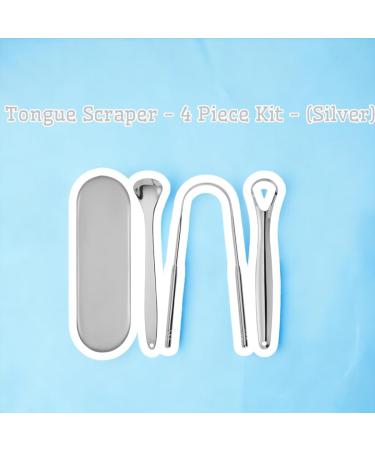 Buy As Seen On TV Silver Tongue Scraper - Stainless Steel Cleaner Spoon for Fresh Breath - Fast International Shipping - Buy Online on GoSupps.com