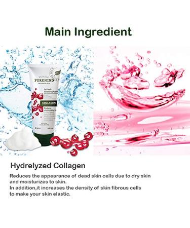 PUREMIND SO Fresh Collagen Daily Cleansing Foam 180 ML | Super Hydrating Face Wash Made in Korea | International Shipping Available - Buy Online on GoSupps.com