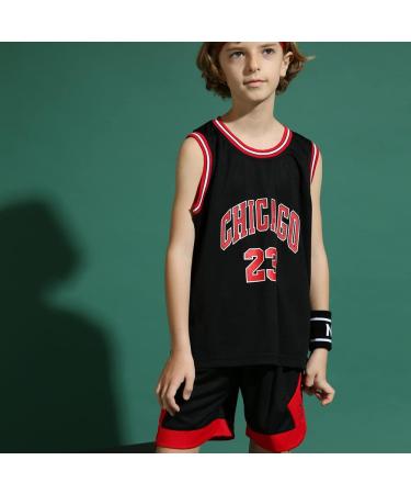 Shop Dacestar Basketball Jersey for Kids | 2-Piece Fashion Basketball Clothing for Boys Ages 12-14 | Black Basketball Vest - Buy Online on GoSupps.com