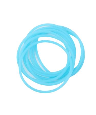 Baoblaze 10 Hair Elastic Scrunchies - Ponytail Holders & Rubber Bracelets in Blue | Perfect for Birthday Parties & Stylish Hair Accessories - Buy Online on GoSupps.com
