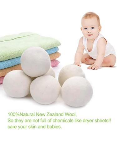 100% Natural Wool Dryer Balls for Eco-Friendly Fabric Softening - Buy Online on GoSupps.com