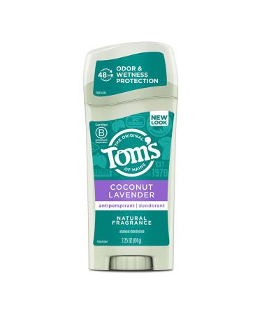 Tom's of Maine Antiperspirant Deodorant for Women  Coconut Lavender  2.25 oz.