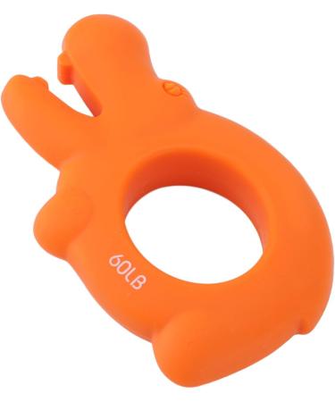 Silicone Grip Ring Hand Strengthener Grip Hippo Shape Forearm Finger Trainer Easy to Squeeze Muscle Training Ergonomic for Gripper Training Orange - Buy Online on GoSupps.com