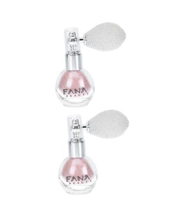 COHEALI 2 Pcs Spray Glitter Glass Spray Bottle Makeup Powder Sprayer Girl Makeup Sprayer Tool Hair Pink Purplex2pcs 7x5.5cmx2pcs
