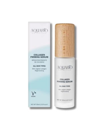 AquaBio Face Lifting Cream with Powerful Peptides and Vegan Collagen for Firming and Natural Glow - Eco-Friendly Cruelty-Free Skin Care with Hydrating Botanicals. Made in Spain.