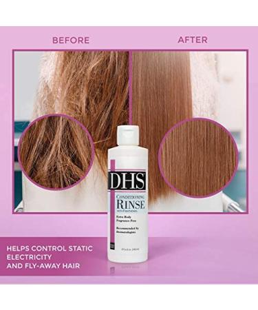 DHS Fragrance-Free Conditioning Rinse 8 Fl Oz - Pack of 3 | Extra Body Formula - Buy Online on GoSupps.com