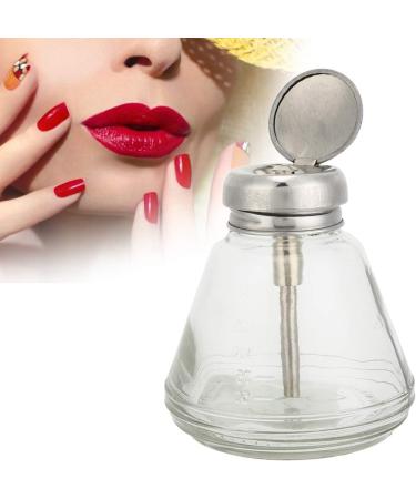 150ml Push Down Empty Pump Dispenser Bottle for Nail Art | Transparent Liquid Container & Press Bottle Accessories - Buy Online on GoSupps.com