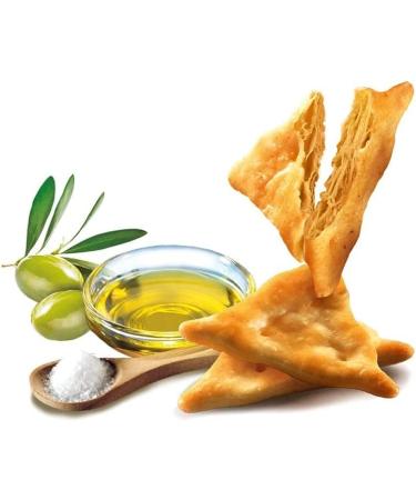  Italian Gourmet E.R. Tuc Sfoglie Extra Virgin Olive Oil Crackers with a Pinch of Salt - 170g + Polpa Italian Gourmet 400g - Buy Online on GoSupps.com