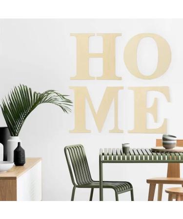 YRONTY 12 Inch Wooden Letter A - Blank Unfinished Wood for Painting, Crafts & Home Wall Decor - Buy Online on GoSupps.com