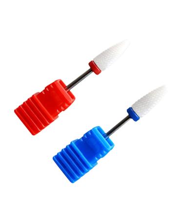Beavorty 2Pc nails drill bits nail grinding head nail drill bits manicure drill bits corn polisher