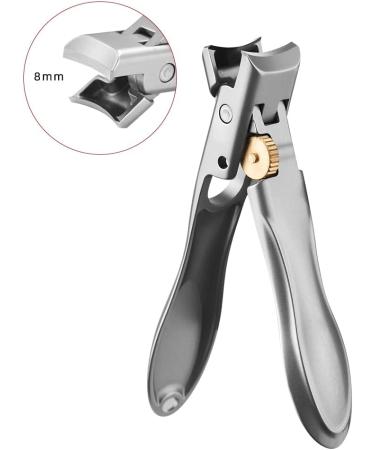 NCL Stainless Steel Large Toenail Clippers for Thick Nails - Best Clippers for Men, Women, Seniors - Silver - Buy Online on GoSupps.com