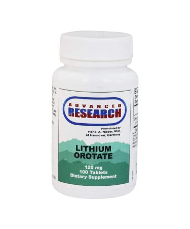 Lithium Orotate 120 Milligrams 100 Tabs