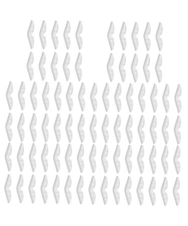 Coheali 160 STK anti -fittings -Nose pad nose bridge clip Face -covering nose bridge nose bridge -Baschenb ssen Demister anti -fog white pebble gel 10.7x2x1cmx8pcs