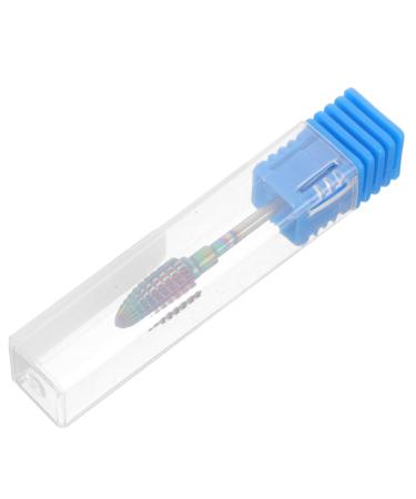 Beatifufu Cuticle Pusher Manicure Art Drill Bits Nail Art Polishing Tools Drill Bits for Nails Nail Art Drill Bits Nail Bits for Women Manicure Nail Bits Plastic Accessories Acrylic Women's 5.4x1.2cm Colorful