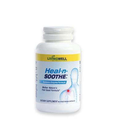 Anti Inflammatory Supplement Proteolytic Enzyme - Natural Joint Supplement for Inflammation Joint Relief 90 Count by Heal-n-Soothe for Men and Women 1 - Buy Online on GoSupps.com