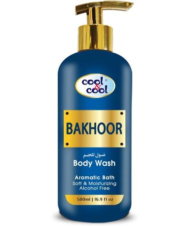 Cool & Cool Bakhoor Body Wash 500ml 1.41 Fl Oz (Pack of 12)