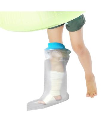 Kids Leg Cast Cover Waterproof Cast Protectors Short Leg Cast Covers Reusable Cast Shower Cover Leg Waterproof Kid Cast Protector for Showering Bath & Shower Cast & Wound Covers Waterproof Cast Protector Kids Half Leg