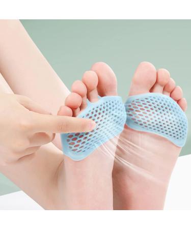Soft Gel Ball of Foot Cushions - 3 Pairs Metatarsal Pads for Pain Relief in Heels & Shoes | Calluses, Bunions, Corns, Morton Neuromas Relief - Women Men - Buy Online on GoSupps.com