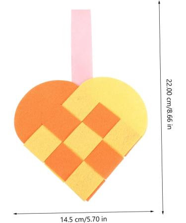 Gatuida Heart Shaped Candy Bag Packaging Bags Party Delicate Pouch Wrapping Bag Fine Souvenir 22x14.5cm As Shown - Buy Online on GoSupps.com