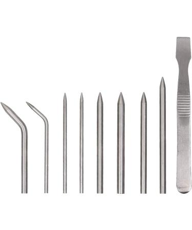AConnet 9 PCS Stainless Steel Paracord Needles & Smoothing Tool Box - Ideal for 275-550 Cord Weaving and Bracelet Making - Buy Online on GoSupps.com