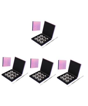 4 Sets Empty Makeup Tray Empty Eyeshadow Palette Empty Palette Blush Powder Trays Magnetic Eyeshadow Palette Magnetic Cosmetics Palette Magnetic Palette Empty Cosmetics Board mediumx4pcs As Shownx4pcs